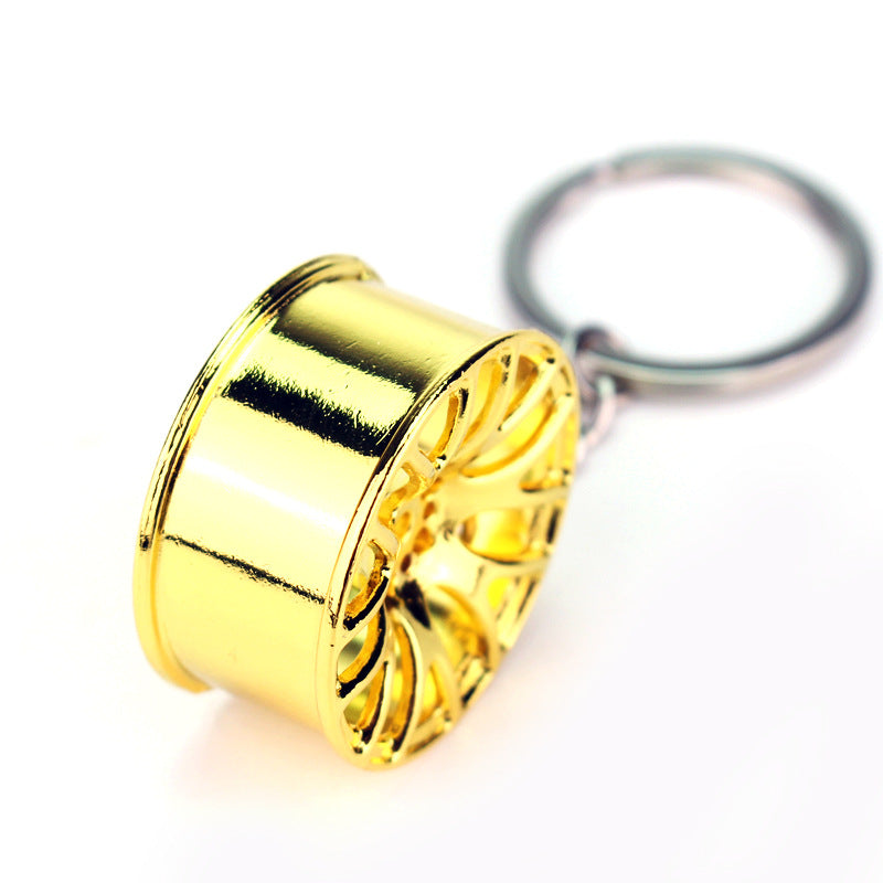 Keychain de la rueda de la aleación de la aleación de zinc al por mayor